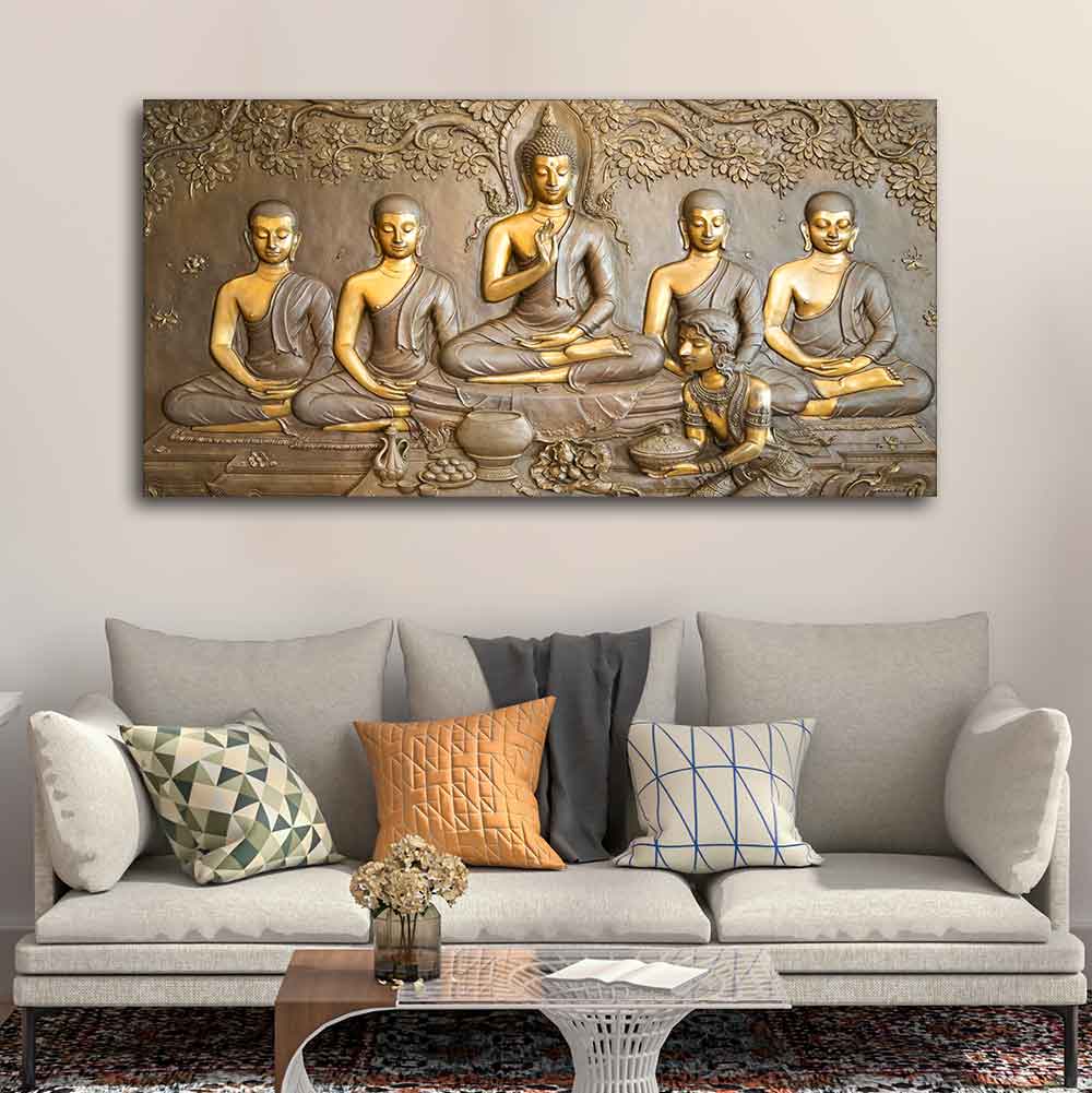 Buddha Wall Painting