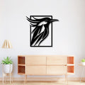 Beautiful Sparrow Frame Modern Design Metal Art Wall Decor