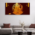 Divine Shree Ganesh Canvas Wall Painting