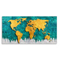 World map wall art