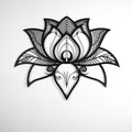 Namaste Bohemian Floral Metal Art Wall Decor