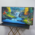 Waterfall and trees painting video