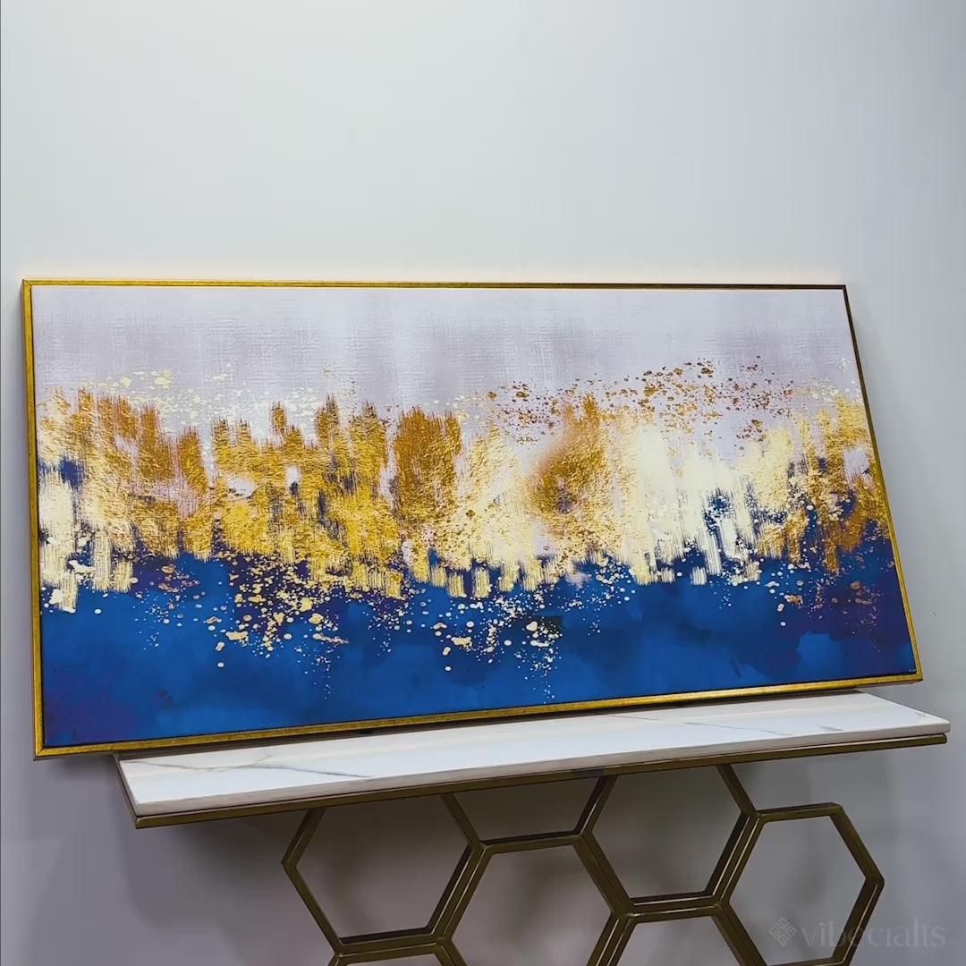 Textured Golden Art Design video