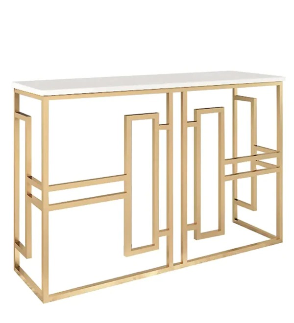 Golden Classic Console Table 